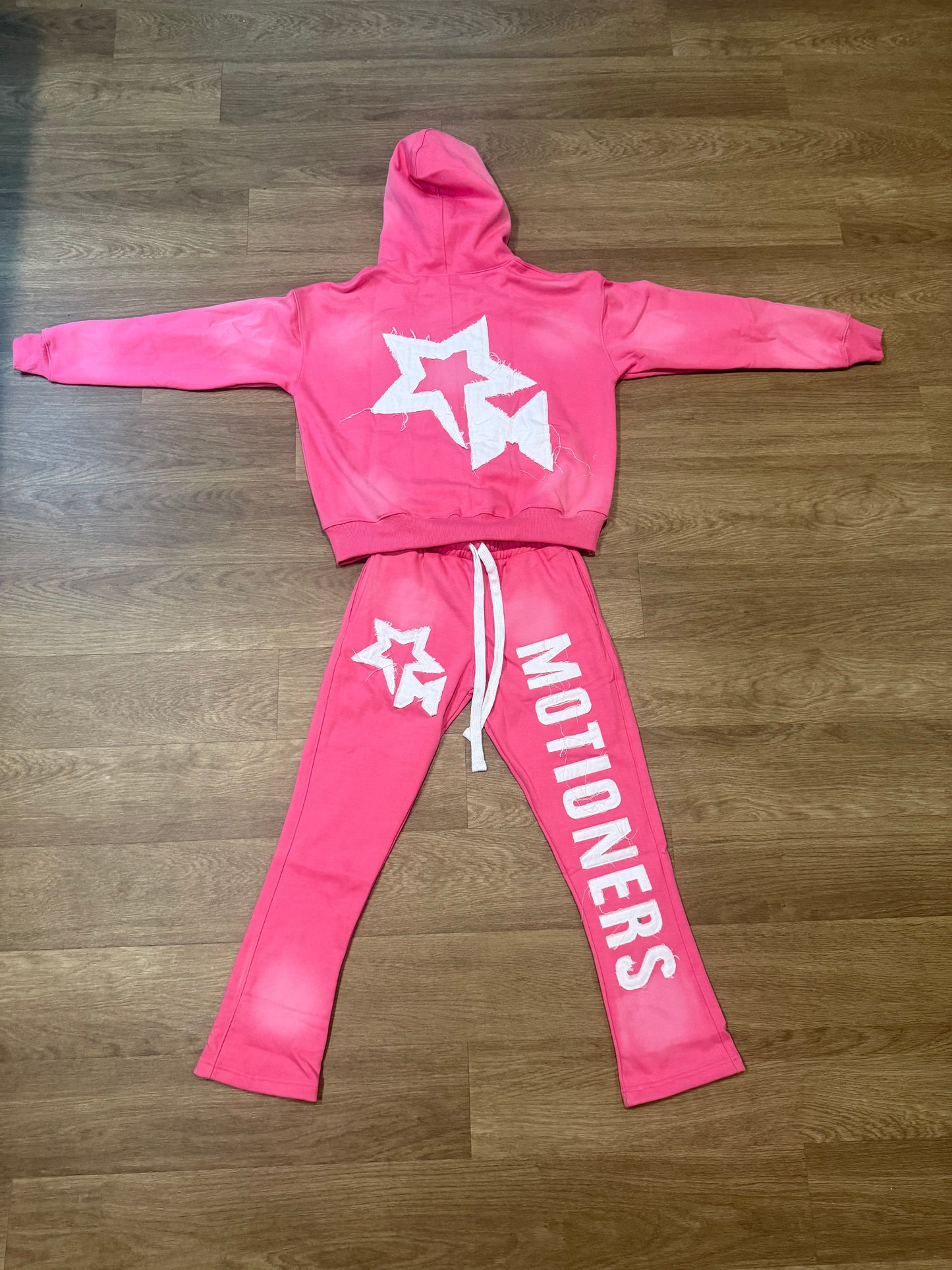 “MOTION ONLY” ACID WASHED PINK SETS